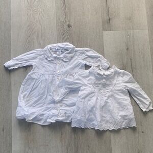 Bundle Set of 2 Koala‎ Baby & April Cornell Dress & Blouse White